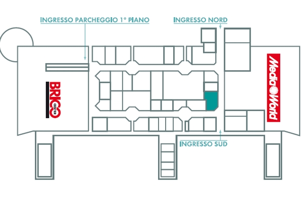 Centro Commerciale Euro Torri | CESARI pelletteria | dove siamo dentro al centro